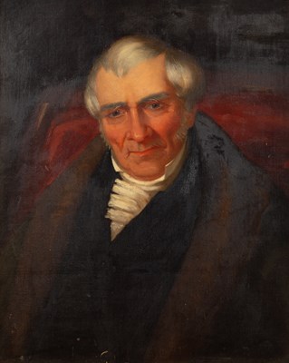 Lot 97 - 19th century English School, head and shoulder portrait of a gentleman