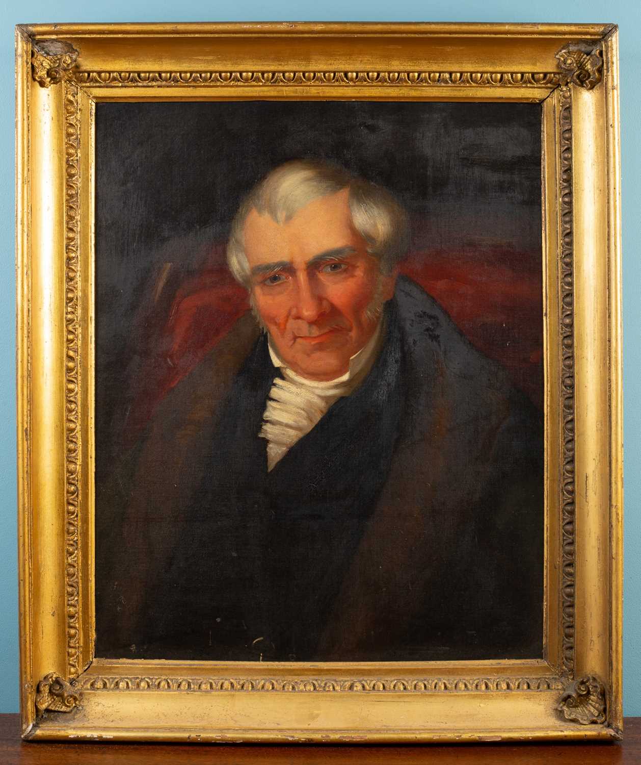 Lot 97 - 19th century English School, head and shoulder portrait of a gentleman