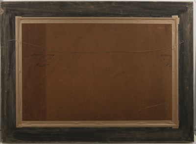 Lot 343 - Leslie Woollaston (b.1951) Street scene with...