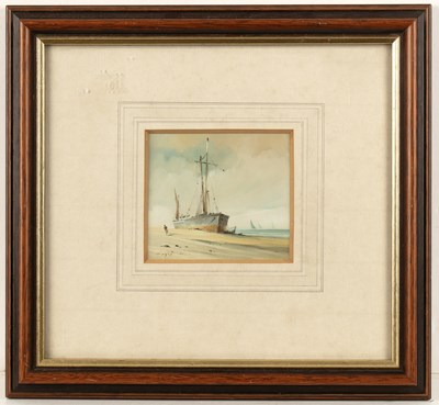 Lot 332 - Hagop Kasparian (20th century) Beached fishing...