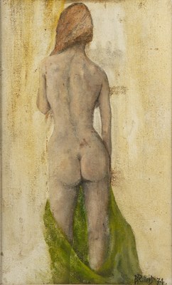 Lot 338 - 20th century school Standing nude from behind,...