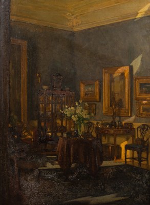 Lot 471 - Patrick William Adam (Scottish, b.1854 d.1929), 'An Edinburgh Interior'