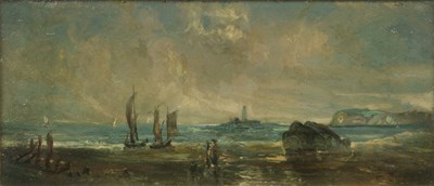 Lot 104 - 19th Century English School 'Untitled beach...