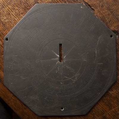 Lot 125 - Two James Walsh slate sundials 19th Century,...