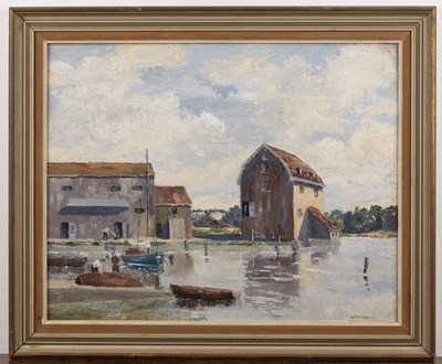 Lot 129 - W H E Turrell (20th Century) 'Woodbridge,...