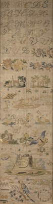 Lot 180 - 19th Century Continental 'Souvenir' sampler...