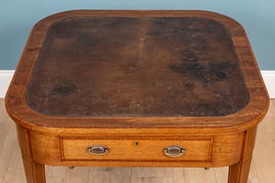 Lot 151 - An Edwardian library or games table