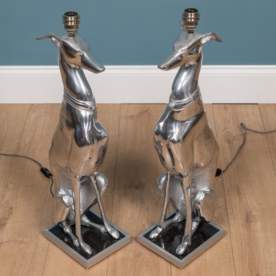 Lot 265 - A pair of Art Deco style table lamps