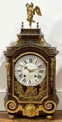 Lot 174A - Boulle work bracket clock French, early 19th...