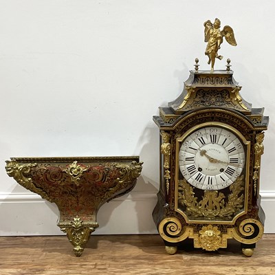 Lot 174 - Boulle work bracket clock French, early 19th...