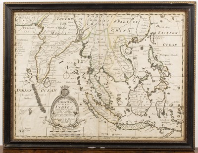 Lot 156 - Edward Wells (1667–1727) Antiquarian map, 'A...