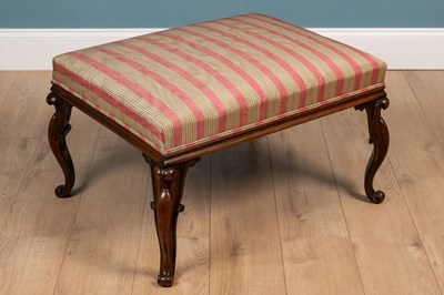 Lot 207 - A Willliam IV rosewood stool