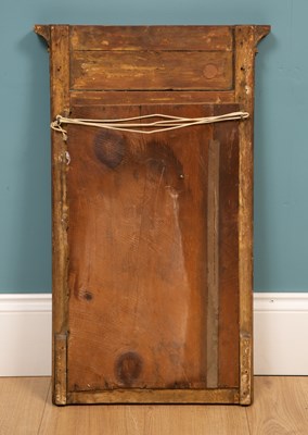Lot 6 - A 19th century gilt gesso moulded wall mirror