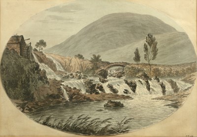 Lot 471 - William Brooks (act. 1780-1801) Nant Mill,...