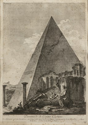 Lot 65 - Montagu after Barbault Piramide de Caius...