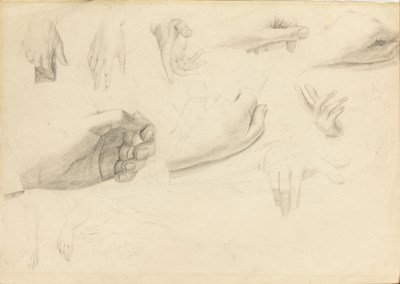 Lot 402 - Benjamin Williams Leader (1831-1923) Study of...