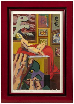 Lot 412 - Helen Banks Portrait of a female life model,...