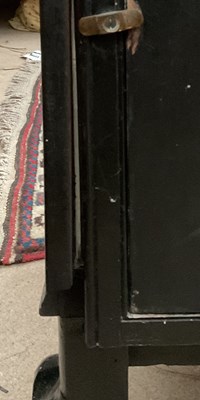 Lot 306 - A Chinese ebony display cabinet