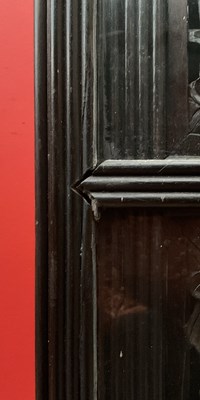 Lot 306 - A Chinese ebony display cabinet