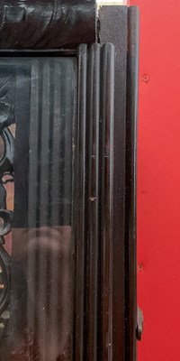 Lot 306 - A Chinese ebony display cabinet