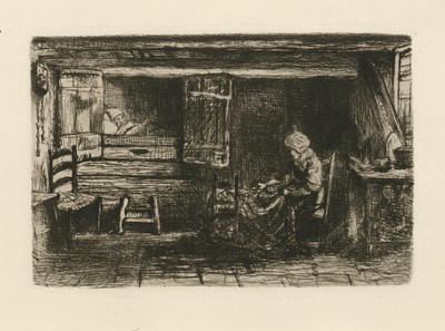 Lot 53 - Pierre Billet (1837-1922) Washerwomen, Les...