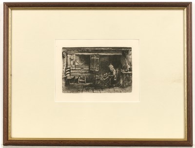 Lot 53 - Pierre Billet (1837-1922) Washerwomen, Les...