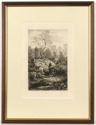 Lot 53 - Pierre Billet (1837-1922) Washerwomen, Les...