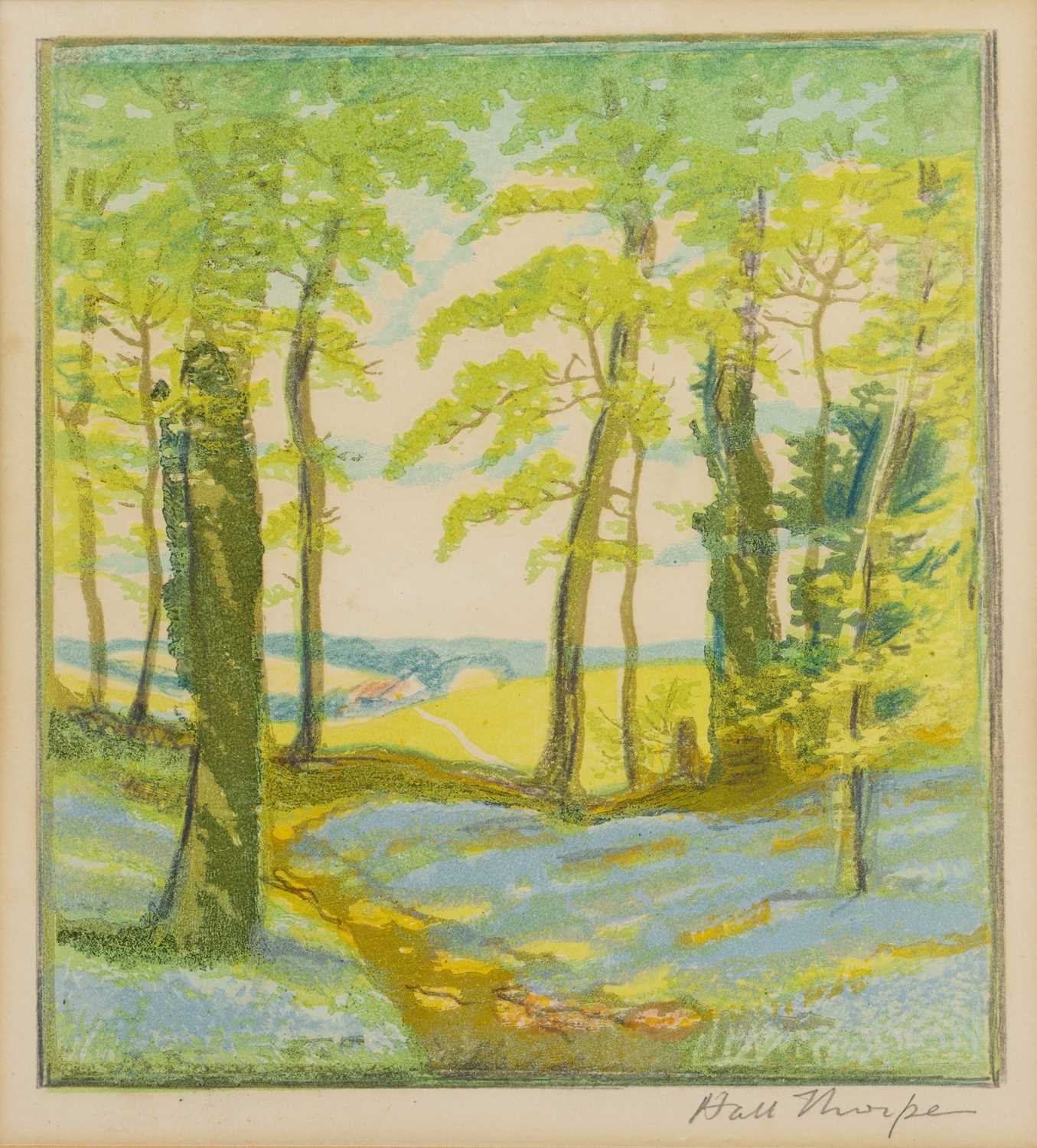 Lot 193 - John Hall Thorpe (1874-1947) A Wooded