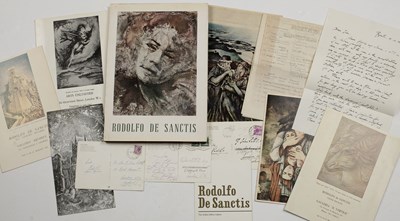 Lot 384 - Rodolfo de Sanctis (b. 1936) 'Rituale', (1958),...