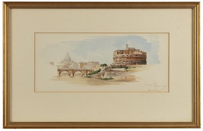 Lot 527 - Lucia Marcucci (19th/20th century) The Tiber,...