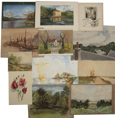 Lot 396 - William Tatton Winter (1855-1928) Landscape...