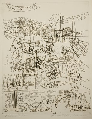 Lot 57 - Edwin La Dell (1914-1970) A Souvenir of Trier,...