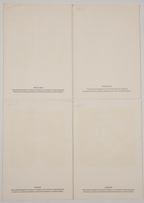 Lot 30 - Ronald King (b.1932) Four serigraphs, 1969 for...