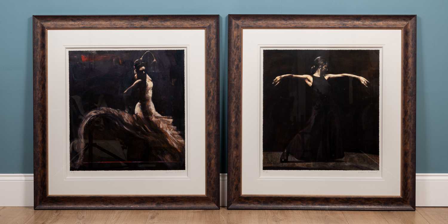 Lot 221 - Fletcher Sibthorp (British, 1967-) 'White on Black 2003' and 'Dancing Dress'