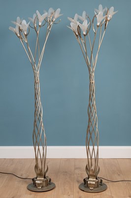 Lot 241 - A pair of floor standing lights by Christopher Wray Lighting