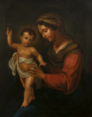 Lot 420 - Manner of Bartolome Esteban Murillo Madonna...