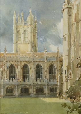 Lot 430 - Anthony Morris Magdalen College, signed,...