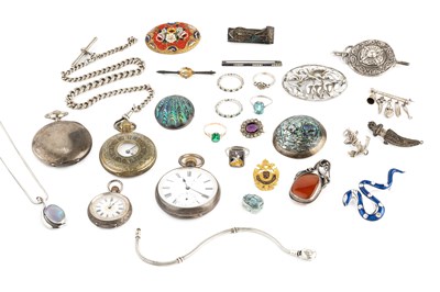 Lot 110 - A collection of jewellery and watches, to...