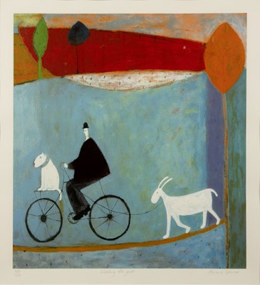 Lot 88 - Annora Spence (b.1963) Walking the Goat,...