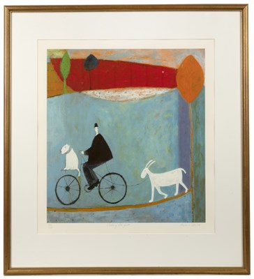 Lot 88 - Annora Spence (b.1963) Walking the Goat,...