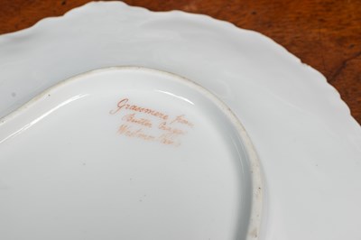 Lot 136 - A 19th century Staffordshire bone porcelain part dessert service