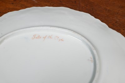 Lot 136 - A 19th century Staffordshire bone porcelain part dessert service