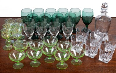 Lot 57 - A collection of glasses