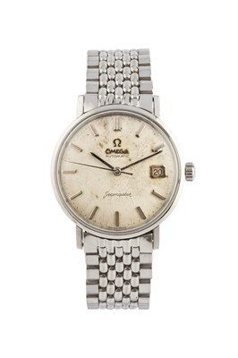 Lot 131 - A 'Seamaster' automatic bracelet watch by...