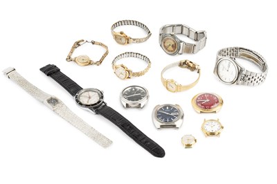 Lot 134 - A collection of watches, to include a lady's...