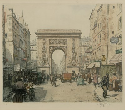 Lot 74 - Tavil Frantisek Simon (1877-1942) Porte St,...