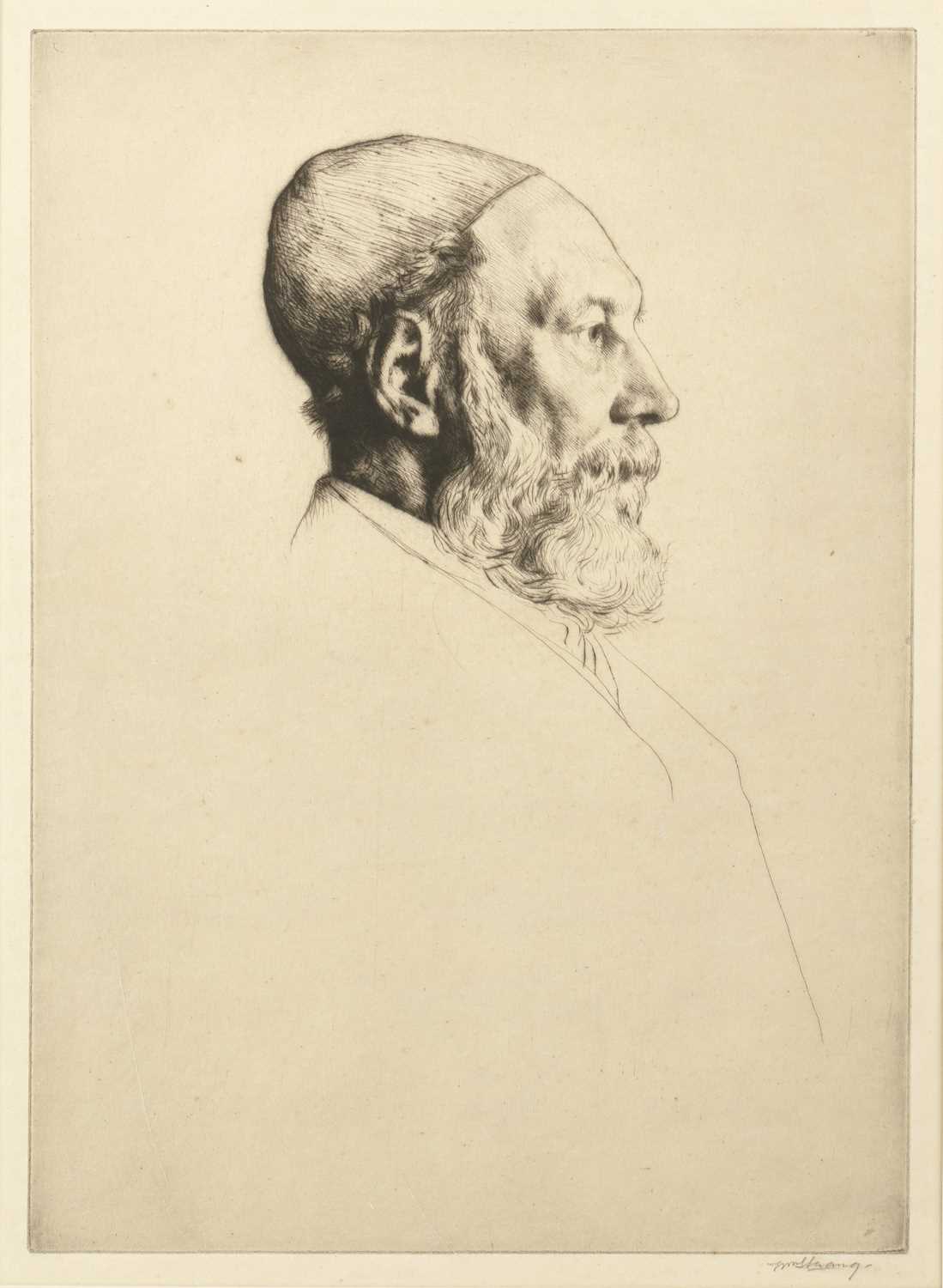 Lot 78 - William Strang (1859-1921) Portrait of...