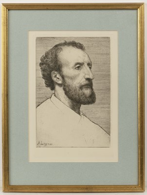 Lot 78 - William Strang (1859-1921) Portrait of...