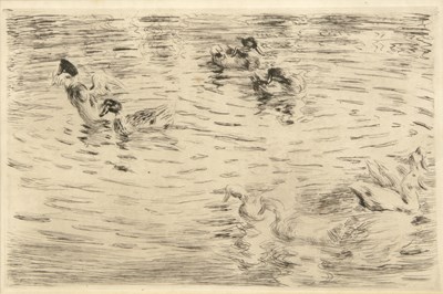 Lot 79 - George Percival Gaskell (1868-1934) Goats on a...