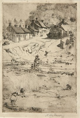 Lot 79 - George Percival Gaskell (1868-1934) Goats on a...